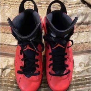 Mens Size 9.5 - Jordan 6 Retro Infrared 23 2014 **SOLD AS IS, PLEASE READ BIO**